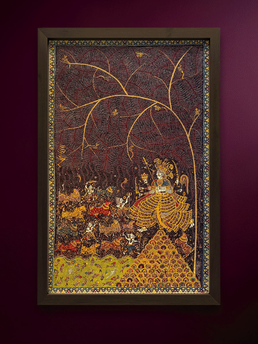 Shop Ugtani Meldi Mata in Mata ni Pachedi by Sanjay Chittara 