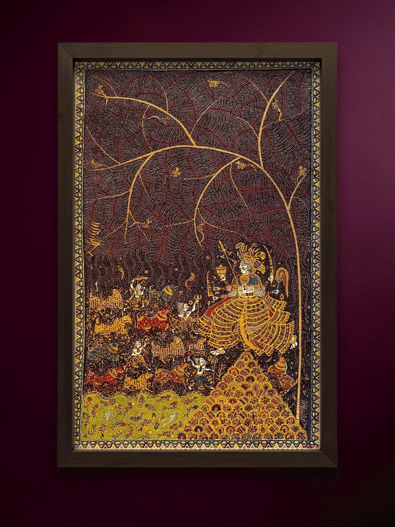 Shop Ugtani Meldi Mata in Mata ni Pachedi by Sanjay Chittara 