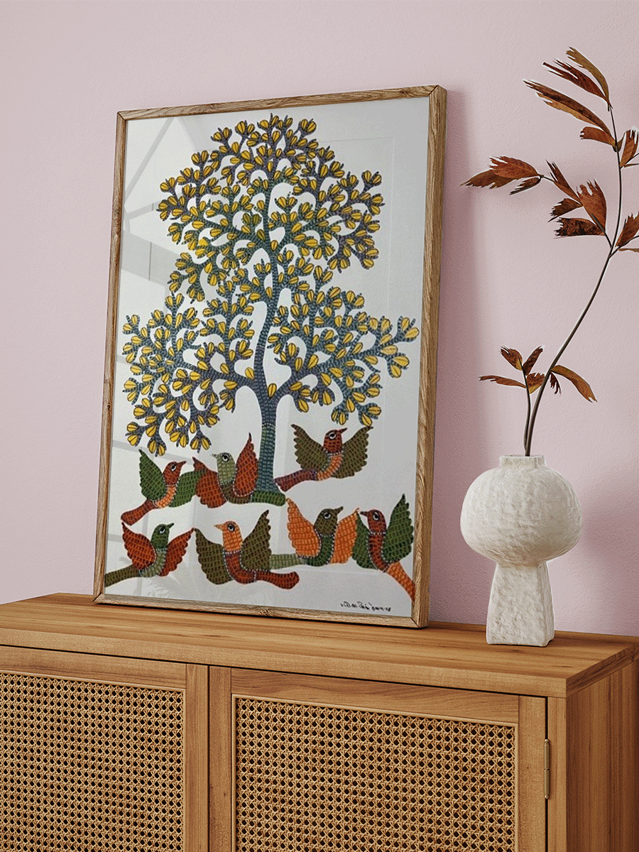 Shop Wings of Flight in Gond by Gareeba Singh Tekam