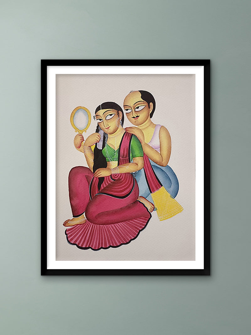 Buy  Women and Man In Kalighat by Anwar Chitrakar