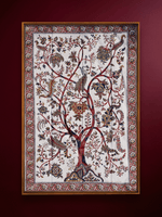 Shop Wonders of Nature: Tree of Life in Machlipatnam Kalamkari by Varun Kumar Pitchuka