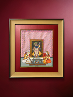 Shop Worshipping Shrinathji In Pichwai by Shehzaad Ali Sherani

