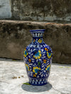 A Whimsical Symphony: Unfolding the Timeless Elegance of Traditions, Blue Pottery By Gopal Saini for sale