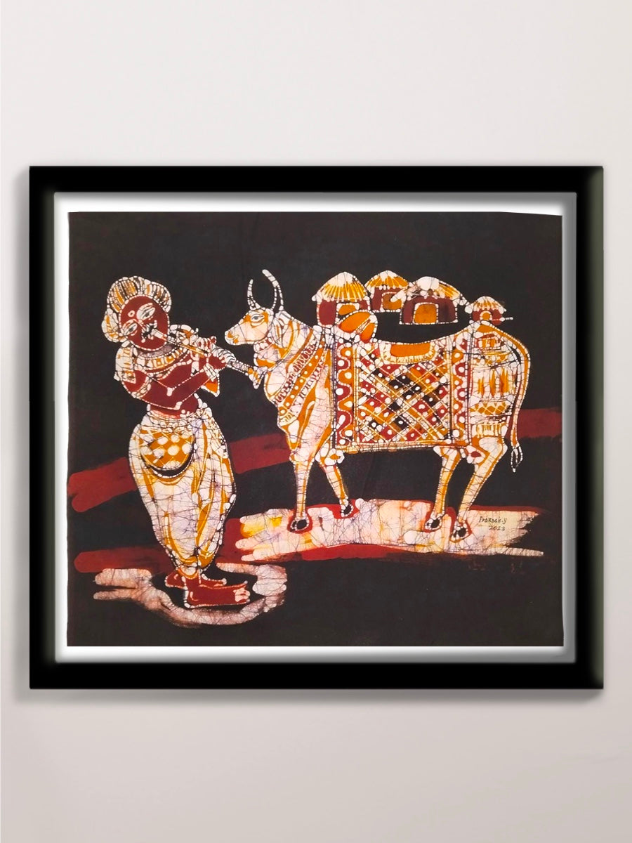 Sankranthi Batik Painting for Sale