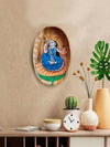 Shop for Goddess Saraswati Kalighat art Wall Plates