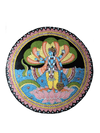 Order Online Lord Vishnu Tikuli round Wall Plates