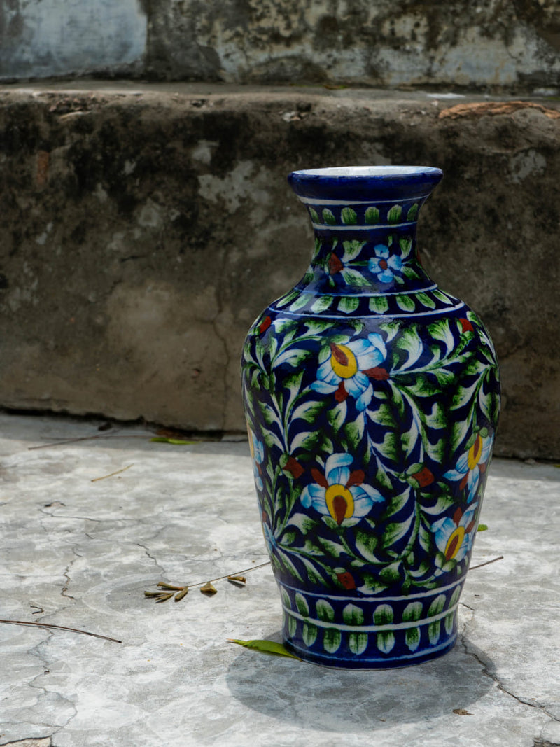 Harmony in Blues: Captivating Tales of Trad  Blue Pottery By Gopal Saini