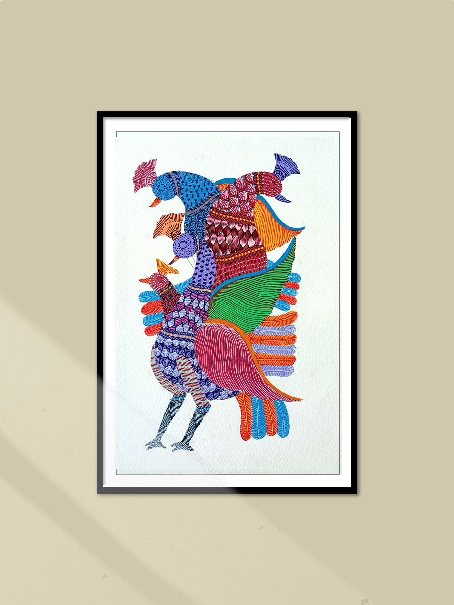 Shop  Peacocks in Gond by Kailash Pradhan