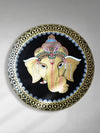 Lord Ganesha Tikuli round Wall Plates for Sale