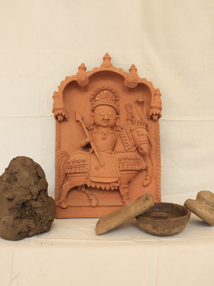 Buy Terracotta Clay art Dharamraj / for Sale at memeraki.com