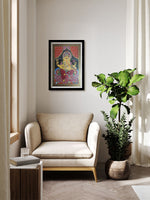 Order Online Ganesha's seated on Lotus Tikuli painting by Ashok Kumar at memeraki.com