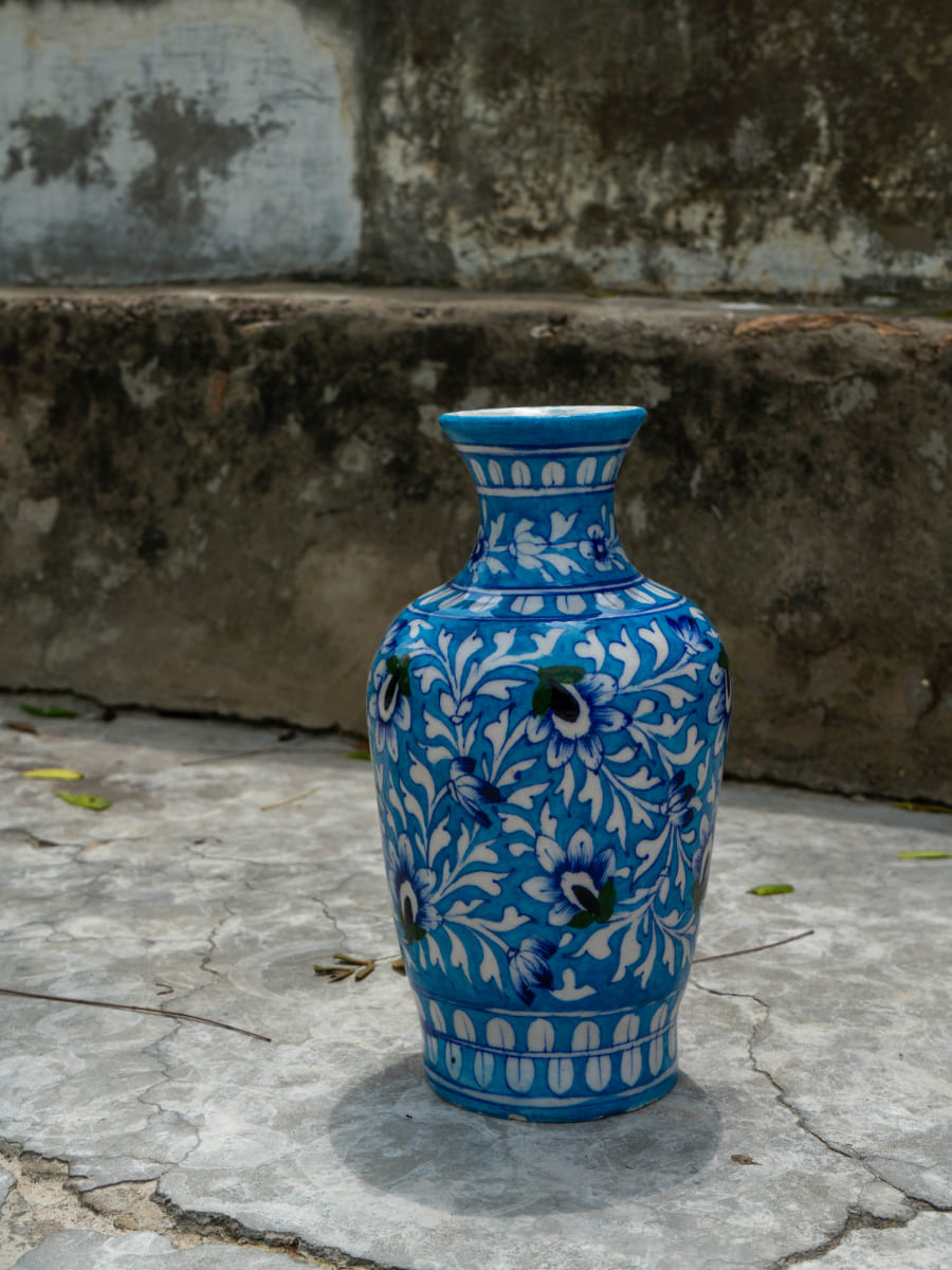 Elegance in Clay: The Story of Classic Splendor Blue Pottery By Gopal Saini for sale