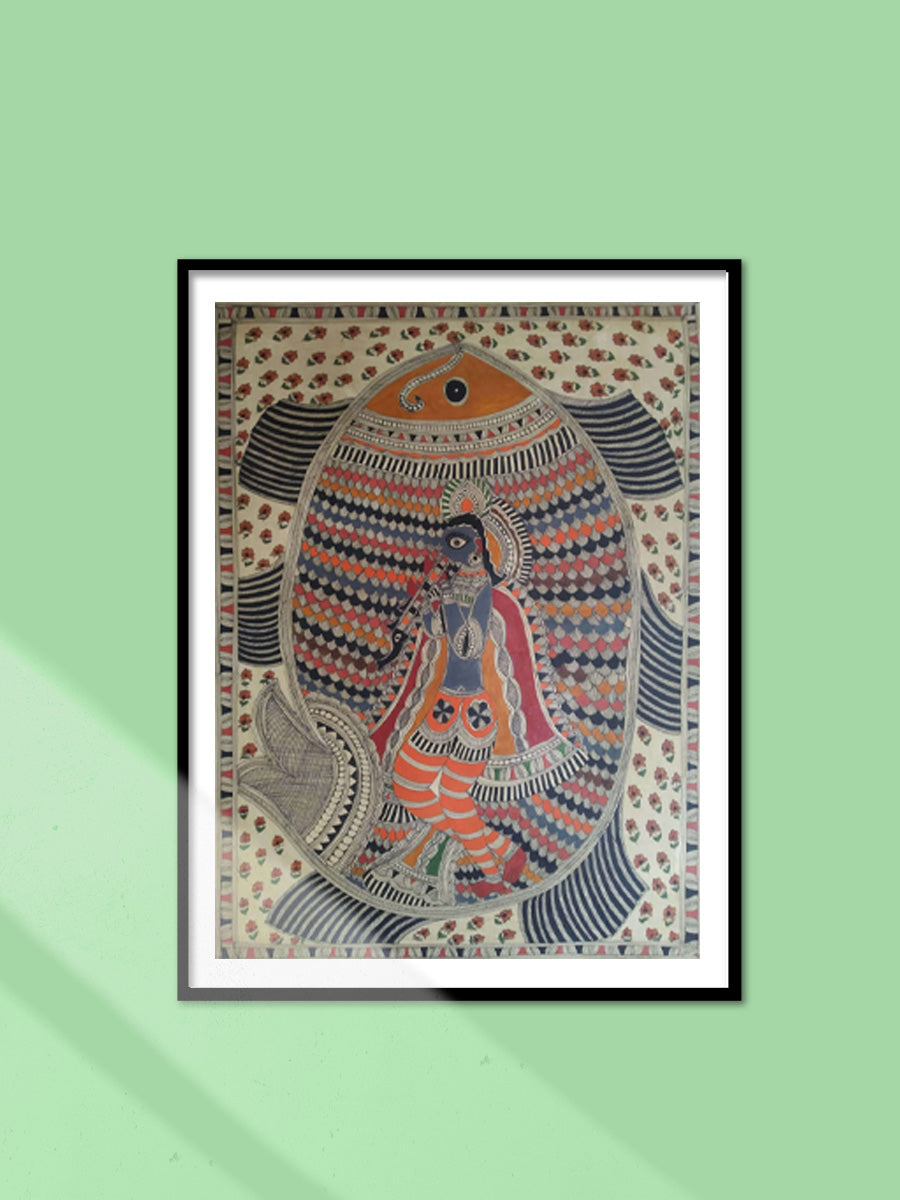 Shop Lord Krishna in Madhubani by Naina Creation