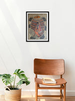 Lord Krishna in Madhubani by Naina Creation