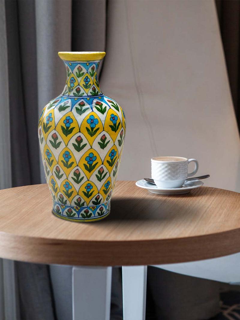 Gracefully Dynamic Fusion of Tradition and Innovation Blue Pottery By Gopal Saini for sale