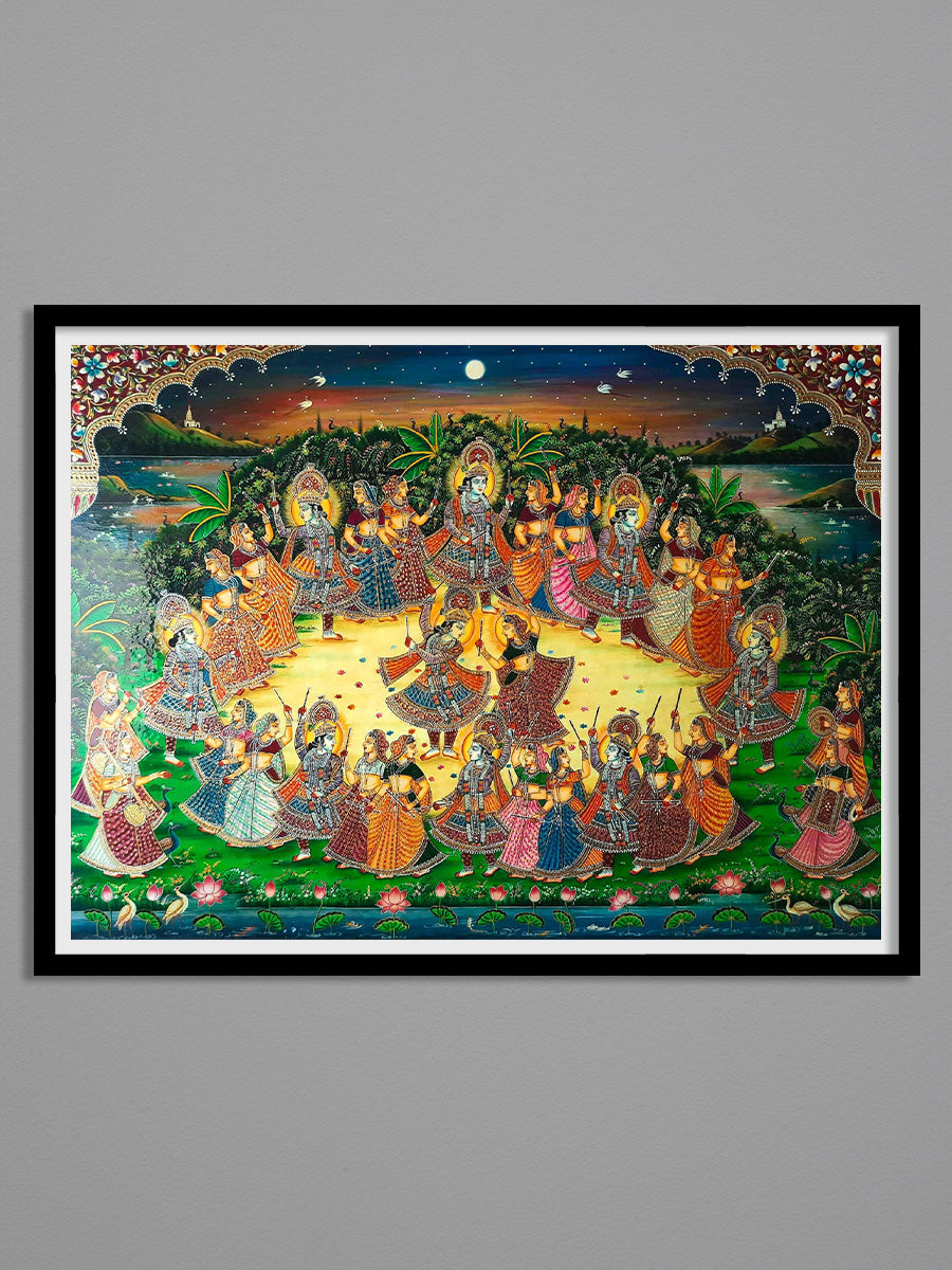buy Pankaj Kumar's Raas Leela Usta Miniature Painting