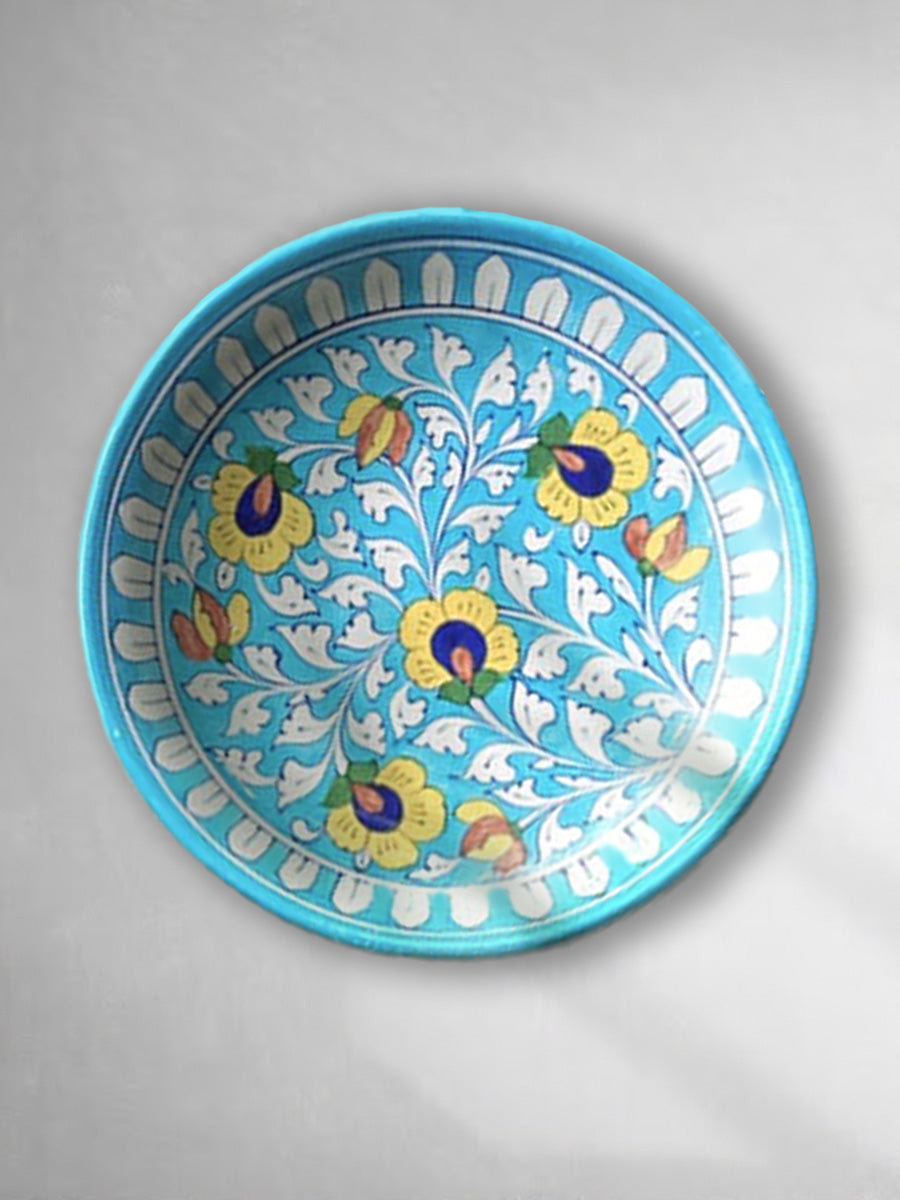 Blue Pottery Artwork/ Jaipur folk art for Sale