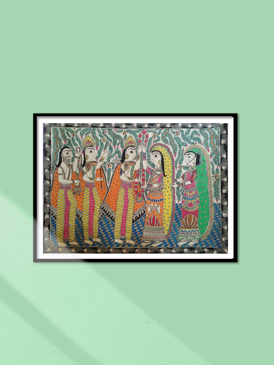 Shop Lord Ram & Sita in Madhubani by Naina Creation