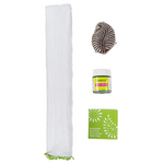 POTLI Handmade Wooden Block Print DIY Craft Kit  Dupatta - Green Leaf  (For All Ages)