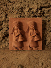 Representation of baajewale in Terracotta by Dinesh Molela