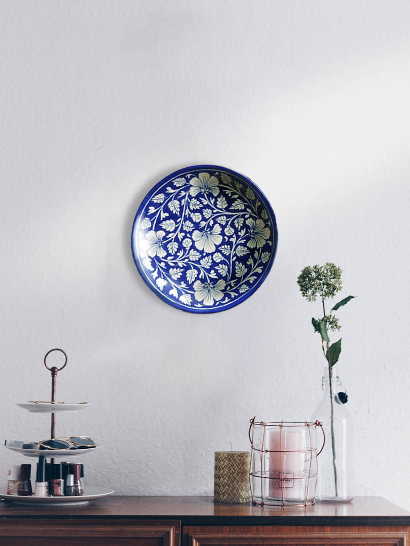 Shop for Blue Pottery Plates/ Jaipur Art