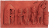Order Online Depiction of Arjuna in the Lakshabhed form in Terracotta by Dinesh Molela