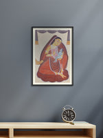 Elevate your art collection with the exquisite charm of Kalighat Style Patau paintings. Purchase now and let the enchanting colors and intricate details transport you to a world of divine beauty.