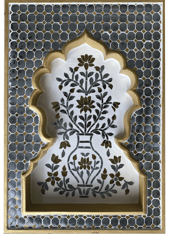 Radiant Fusion: Thikri Glasswork in Harmony Thikri Glasswork by Vinayak Art Glass inlay Handicrafts Thumbnail