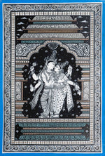 To buy Divine Convergence: Sacred Intricacy Pattachitra Painting on a canvas by Apindra Swain