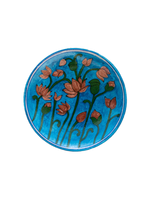 Buy Floral Wall Plates Blue Pottery 