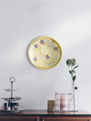  Yellow Floral Blue Pottery Plates for Sale
