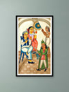 Shop A Royal Court in Kalighat Painting by Bapi Chitrakar
