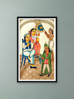 Shop A Royal Court in Kalighat Painting by Bapi Chitrakar
