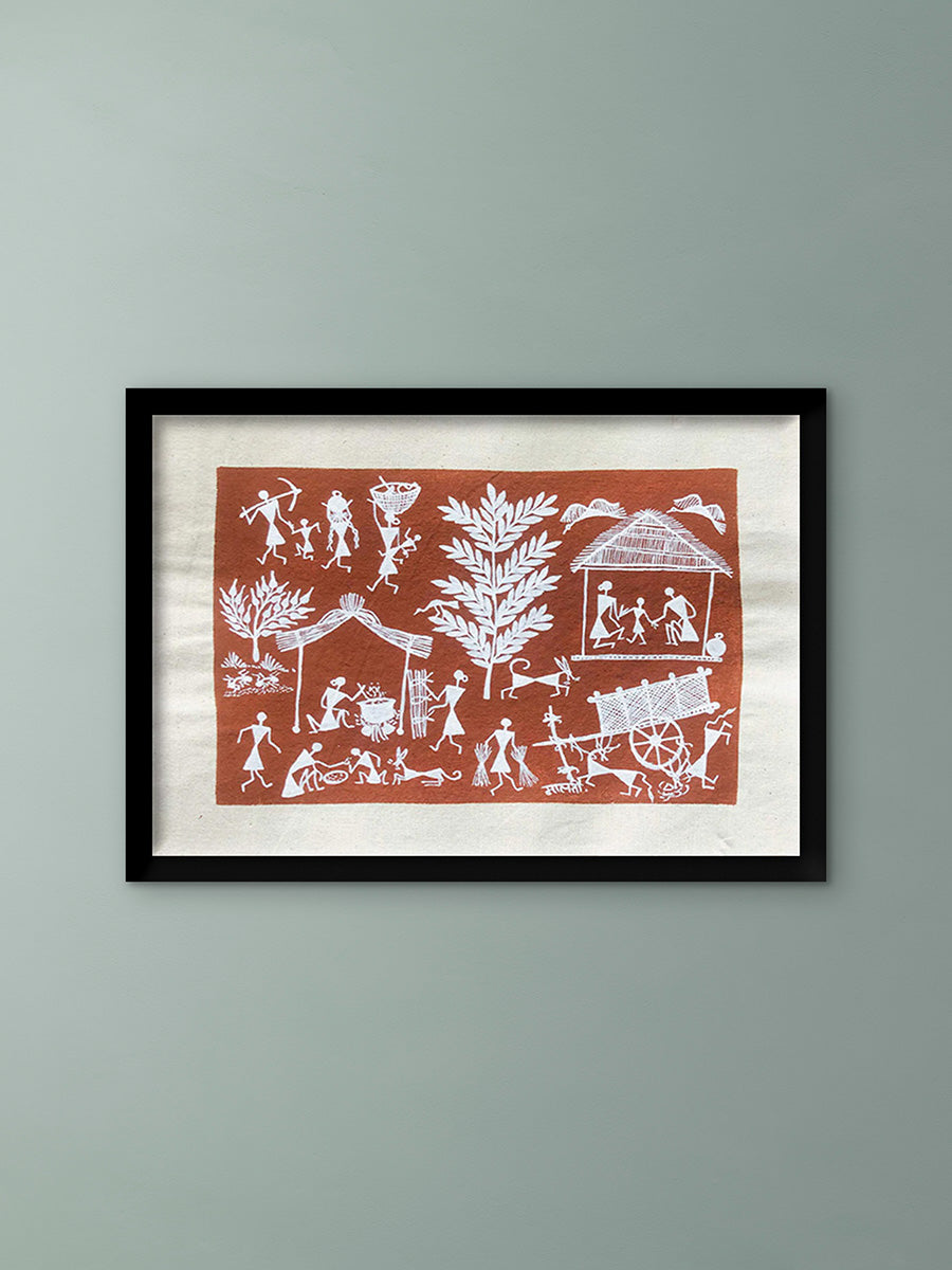 A Rural Countryside | Warli Art: The Tribal Art