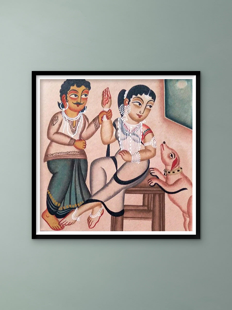 Shop A Sweet Home in Kalighat Painting by Bapi Chitrakar
