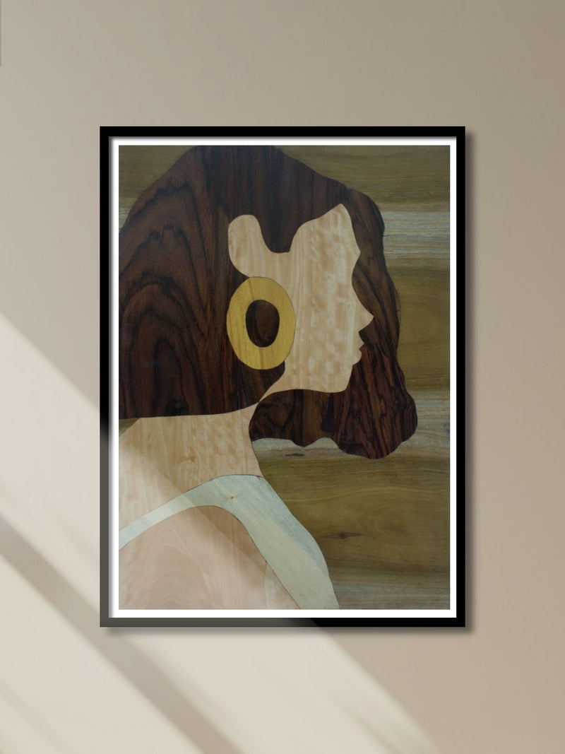 Shop A Woman in Mysore Rosewood Inlay by Mohan Kumar