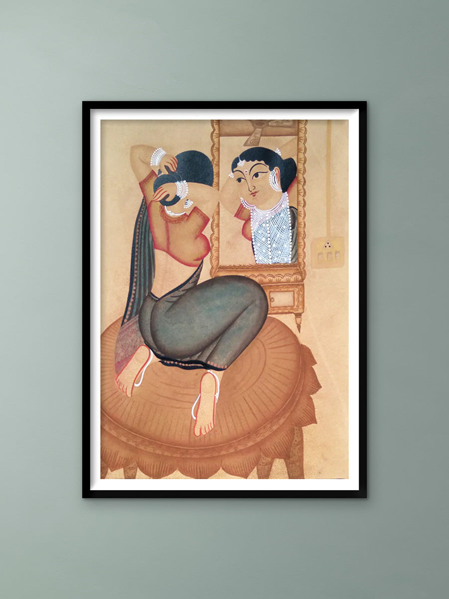Shop Beauty in Mirror: Kalighat Art by Bapi Chitrakar