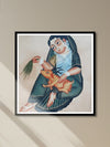 Shop Bibi's Peaceful Presence:Kalighat Art by Bapi Chitrakar
