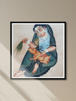 Shop Bibi's Peaceful Presence:Kalighat Art by Bapi Chitrakar