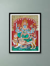 Shop Chamundeshwari's Delight:Mysore Painting by Dr. J. Dundaraja