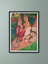 Shop Couple's Loving Ride: Kalighat Art by Bapi Chitrakar
