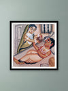 Shop Daily Devotion of couple: Kalighat Art by Bapi Chitrakar
