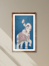 Shop Elephant and Lotus Contemporary Kalamkari by Harinath N