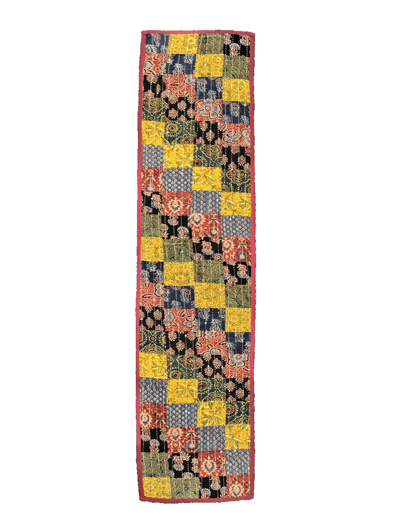 Kutch Embroidery Kalamkari Table Runner for Sale