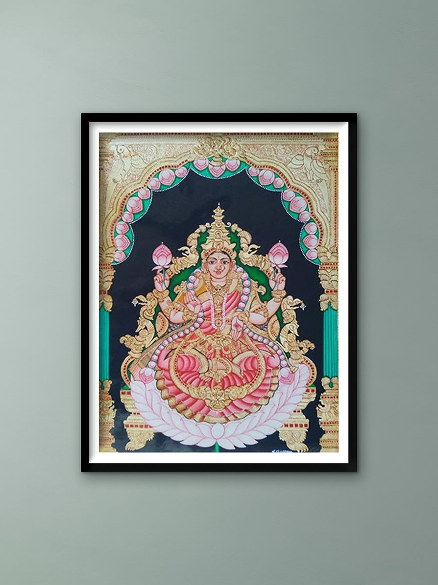 Shop Lakshmi's Divine Grace: Mysore Painting by Dr. J Dundaraja