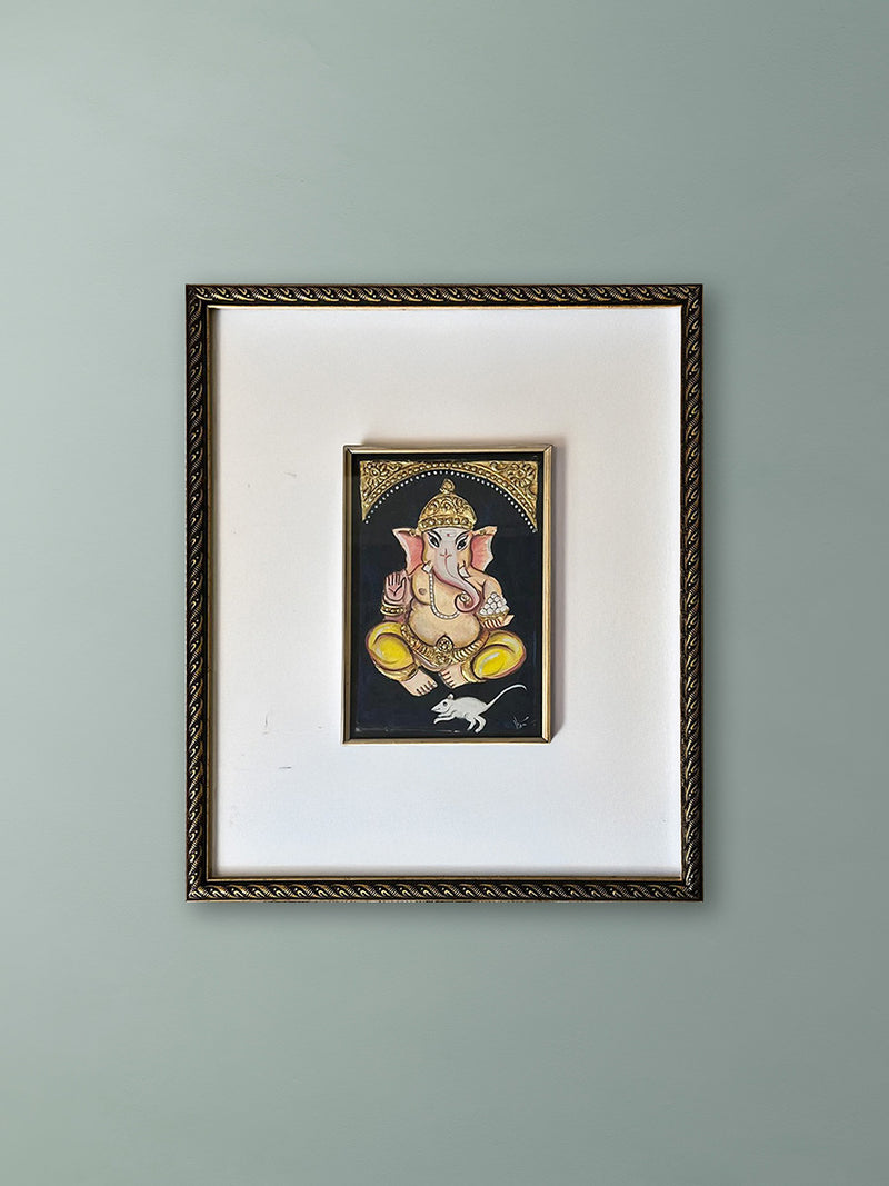 Shop Lord Ganesha in Mysore painting by Hemalatha B