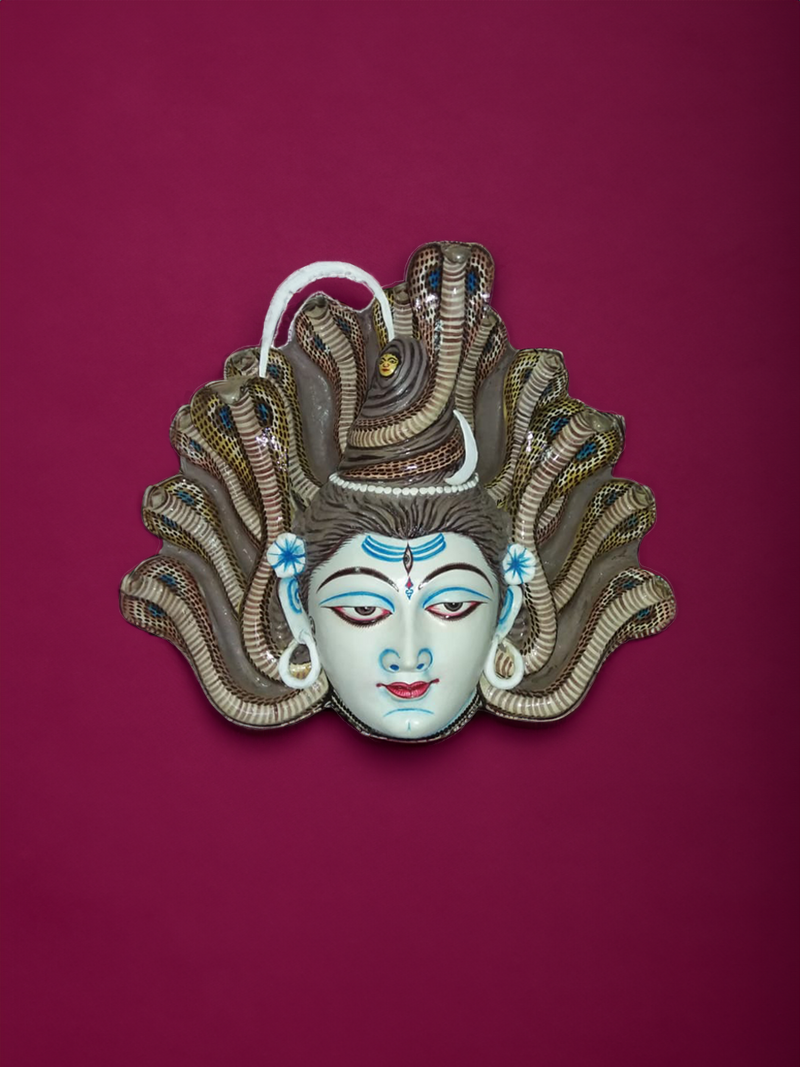 Shop Lord Gangadhara Shiva in Chhau mask by Dharmendra Sutradhar 