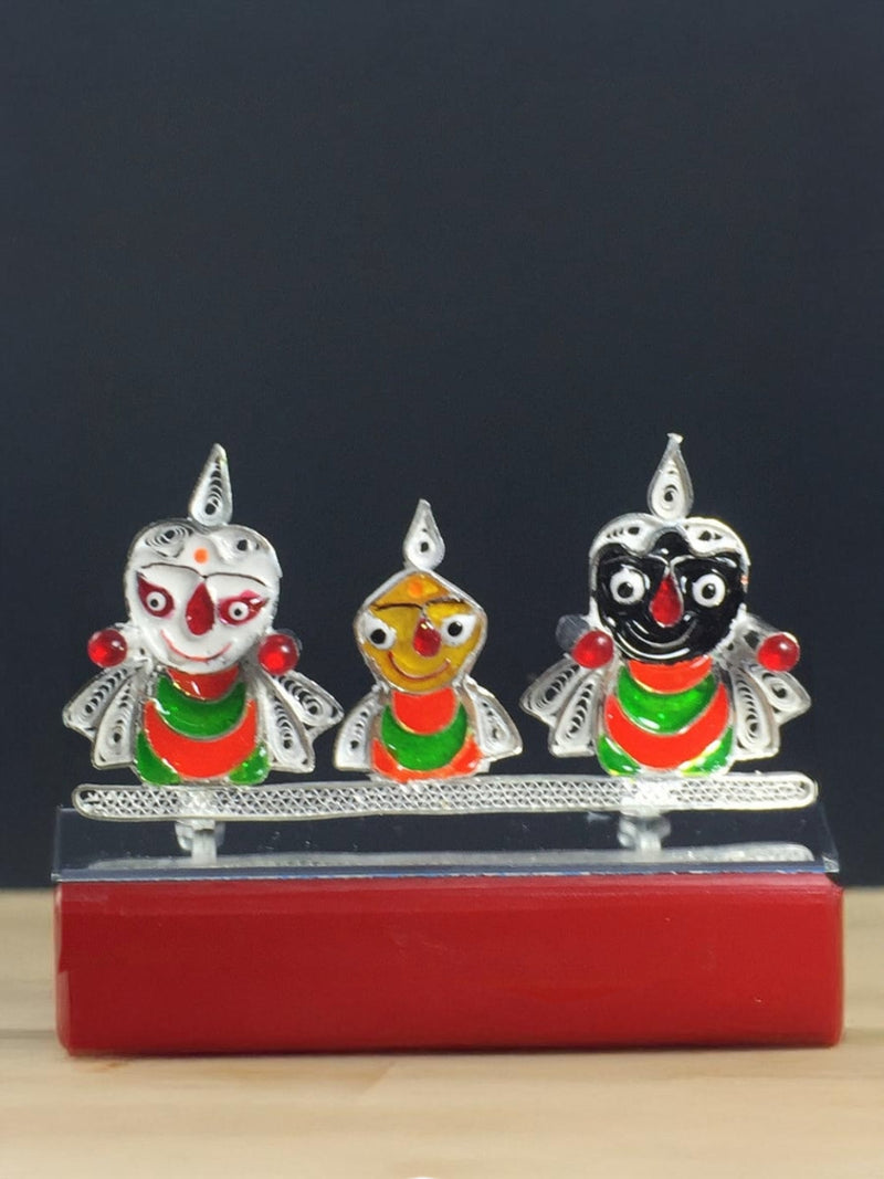 Shop Lord Jagannath In Silver filigree by Avinash Kumar 