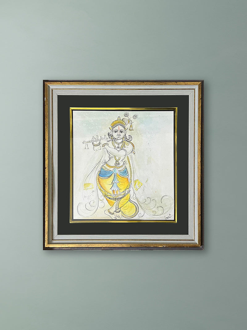 Shop Lord Krishna in Mysore painting by Hemalatha B
