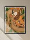Shop Maa Saraswati's Elegance : Kalighat Art by Bapi Chitrakar